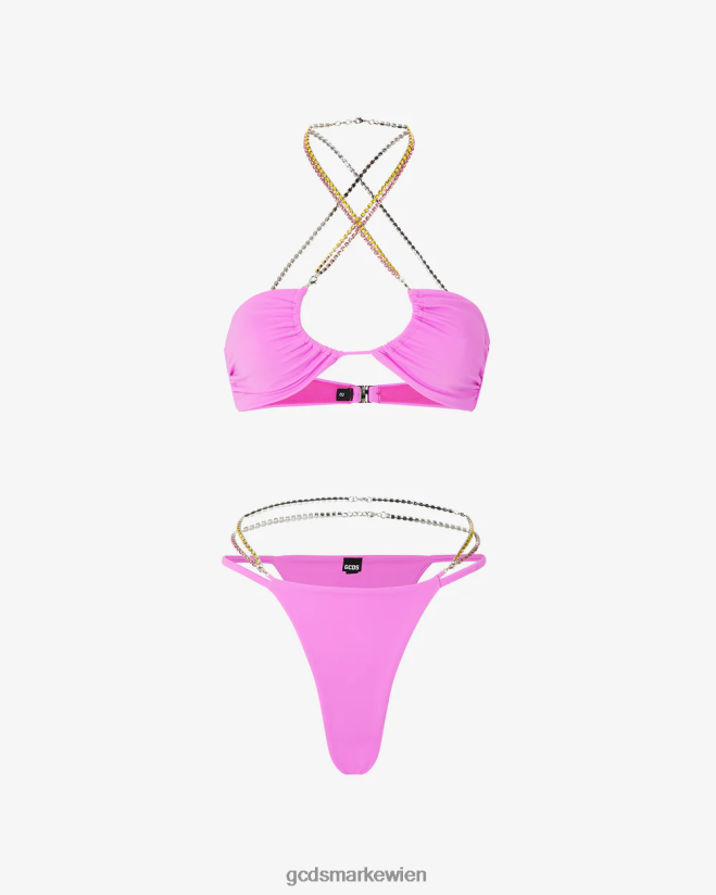 Bling-Bikini GCDS Frauen Kleidung Fuchsie V0XTXR477