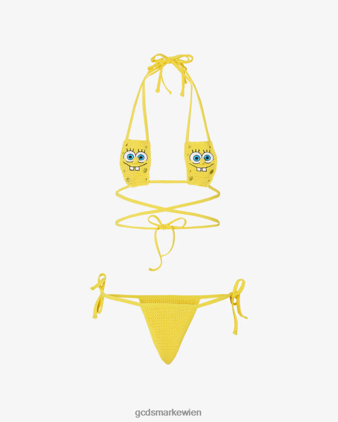 Spongebob-Bikini GCDS Frauen Kleidung Gelb V0XTXR474