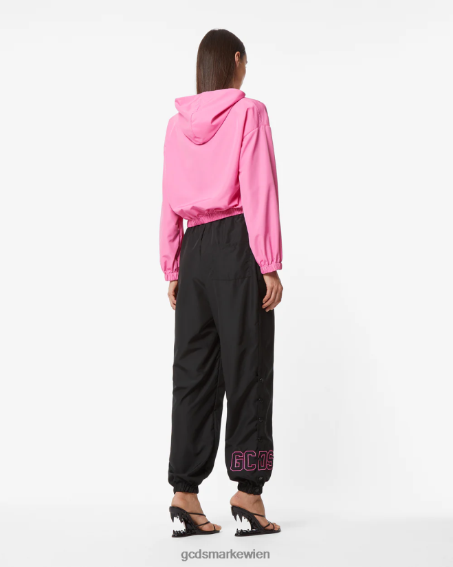 Herz-Nylonhose GCDS Frauen Kleidung Schwarz V0XTXR456