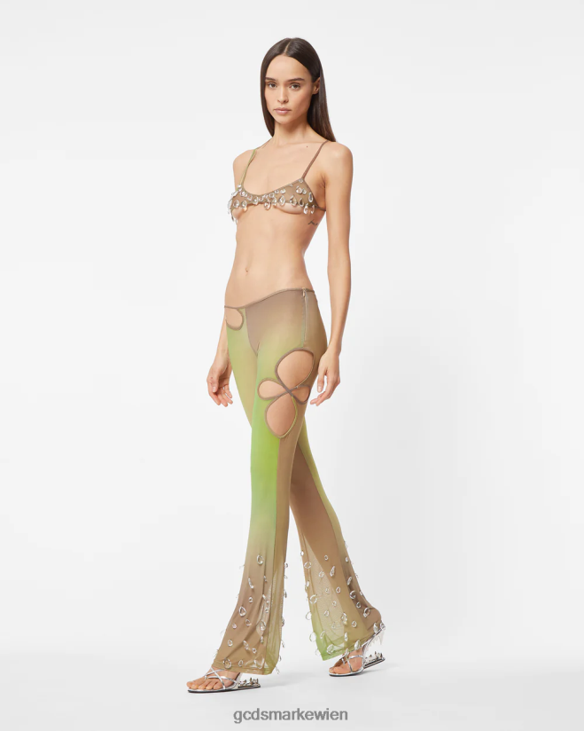 Sita lässt Hosen fallen GCDS Frauen Kleidung Militärgrün V0XTXR439