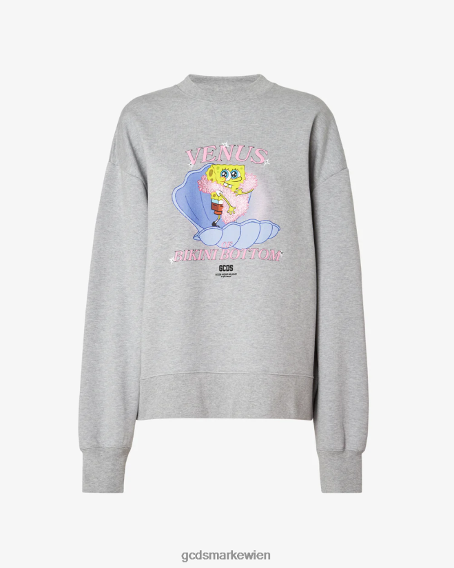 Spongebob Venus Rundhalsausschnitt GCDS Frauen Kleidung grau V0XTXR348