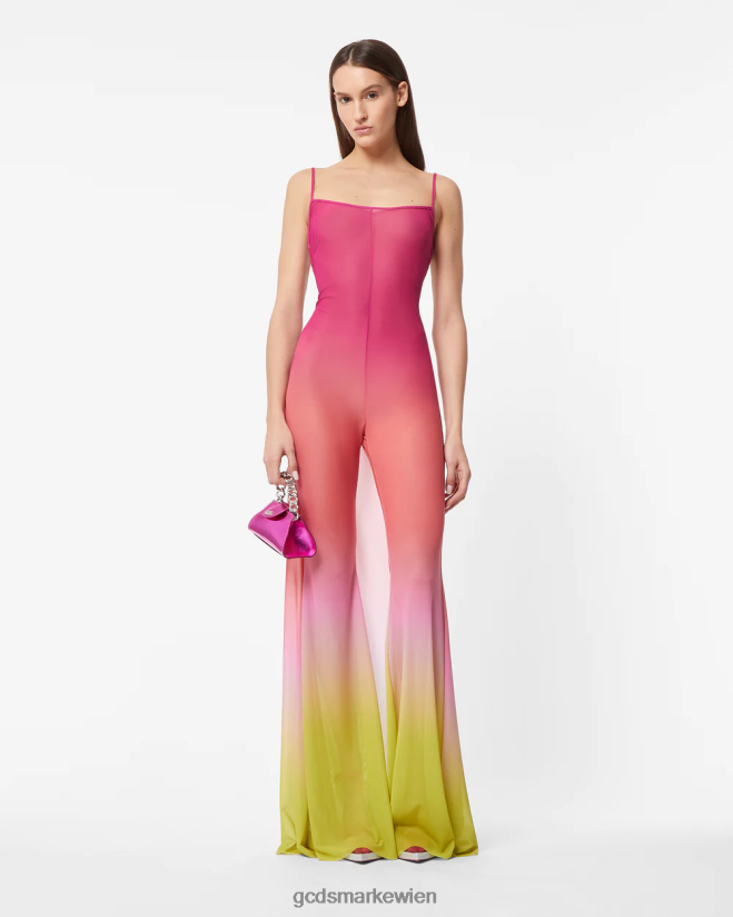 Kleid degradieren GCDS Frauen Kleidung Fuchsie V0XTXR405