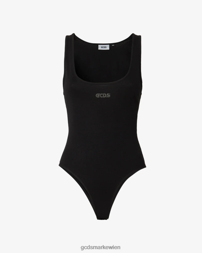 Jersey-Body GCDS Frauen Kleidung Schwarz V0XTXR385