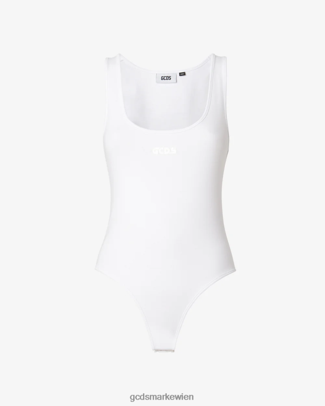 Jersey-Body GCDS Frauen Kleidung Weiß V0XTXR379