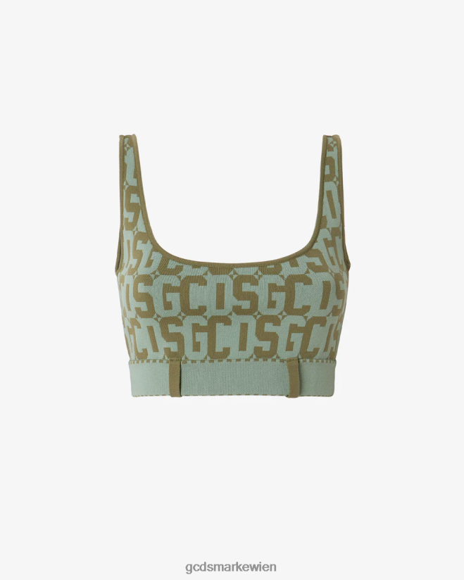 Matilda-Monogramm-BH GCDS Frauen Kleidung Militärgrün V0XTXR368