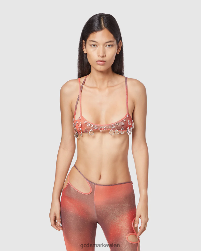 Sita lässt Mini-Top fallen GCDS Frauen Kleidung Mehrfarbig V0XTXR389