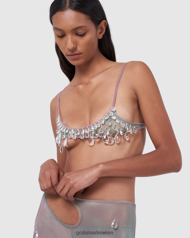 Sita lässt Mini-Top fallen GCDS Frauen Kleidung Mehrfarbig V0XTXR390