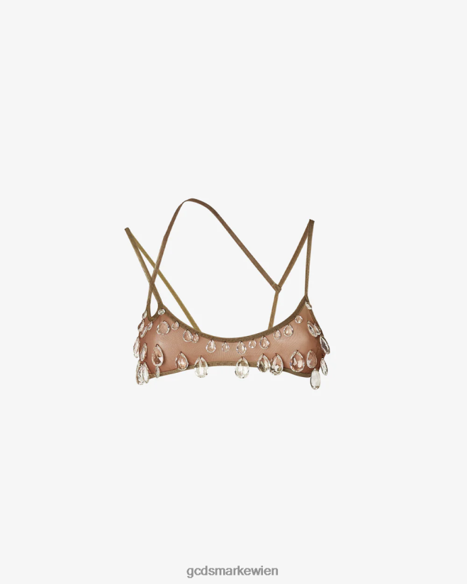 Sita lässt ihren BH fallen GCDS Frauen Kleidung Militärgrün V0XTXR388