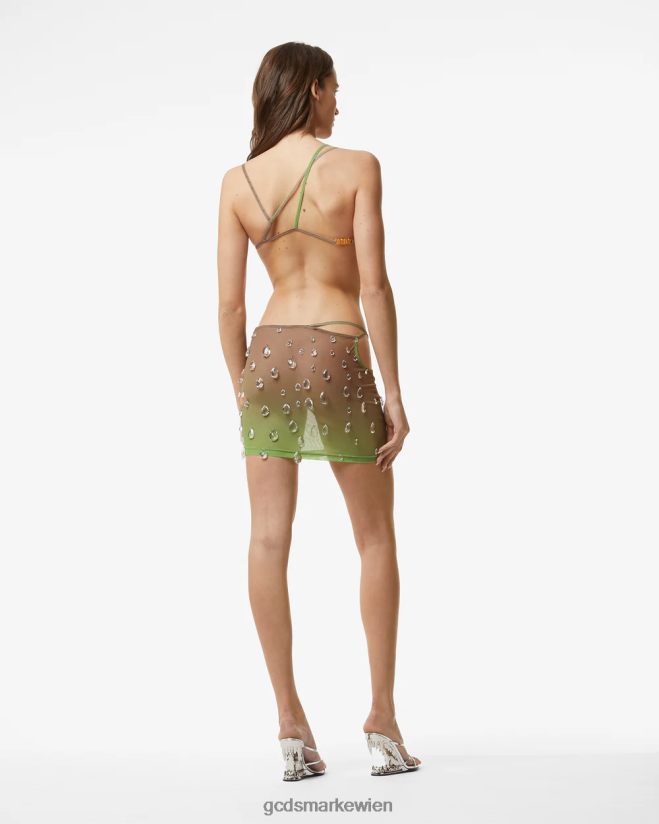 Sita lässt ihren BH fallen GCDS Frauen Kleidung Militärgrün V0XTXR388