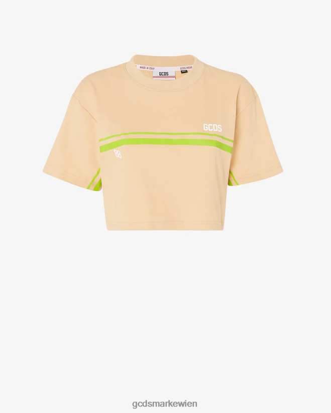 Bliss-Crop-Top GCDS Frauen Kleidung Beige V0XTXR365