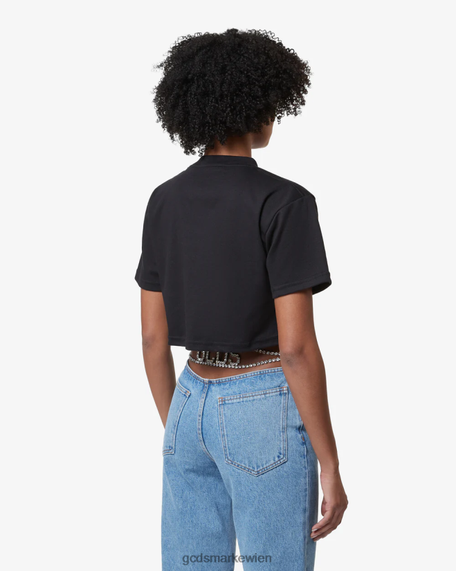 Bliss-Crop-Top GCDS Frauen Kleidung Schwarz V0XTXR366