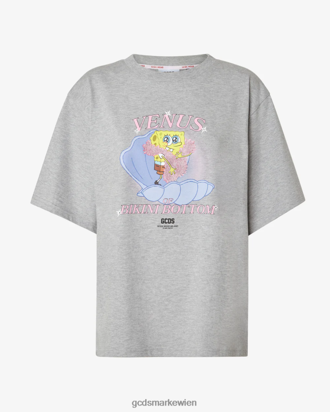 SpongeBob-Venus-T-Shirt GCDS Frauen Kleidung grau V0XTXR361