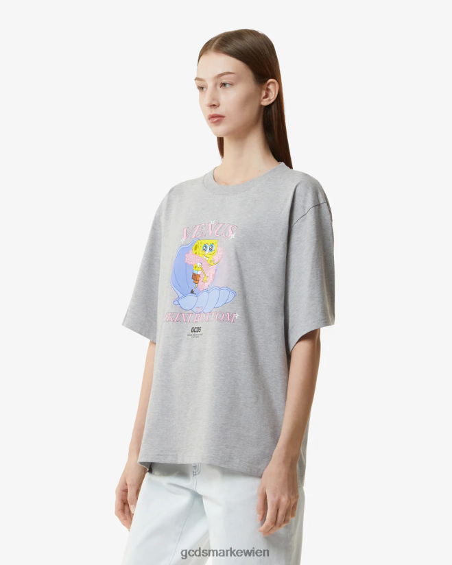 SpongeBob-Venus-T-Shirt GCDS Frauen Kleidung grau V0XTXR361