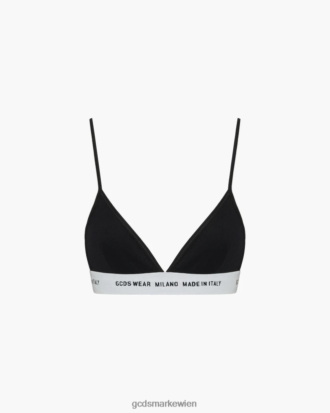 Tragen Sie einen einfachen BH GCDS Frauen Kleidung Schwarz V0XTXR467