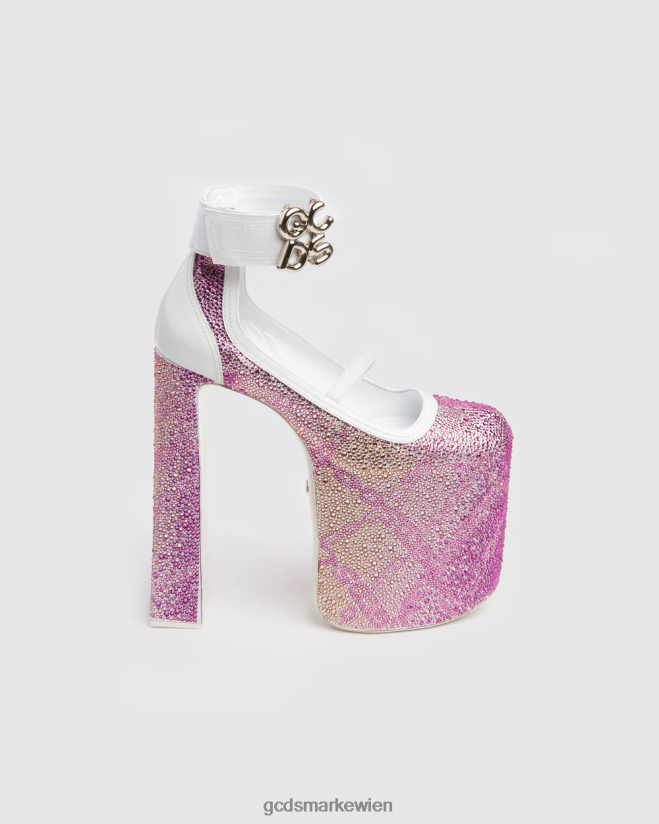Kristallgöttliche Absätze GCDS Frauen Schuhwerk Rosa V0XTXR557