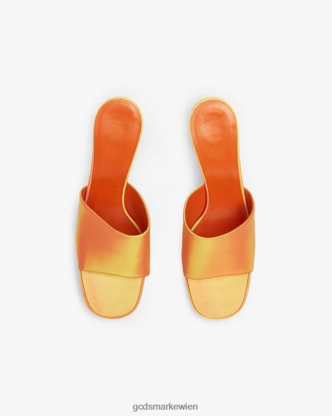 Holographische Plateausandalen GCDS Frauen Schuhwerk orange V0XTXR500