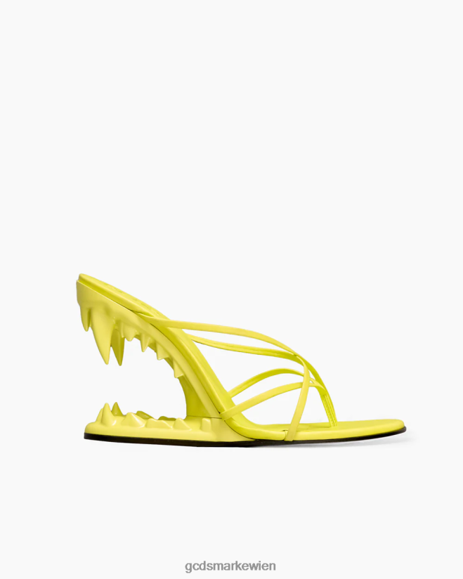 Morso metallische Zehensandalen GCDS Frauen Schuhwerk Kalk V0XTXR509