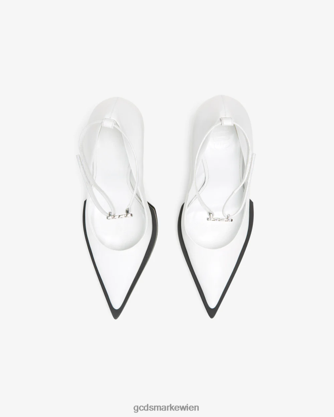 Reiterpumpen GCDS Frauen Schuhwerk Weiß V0XTXR504