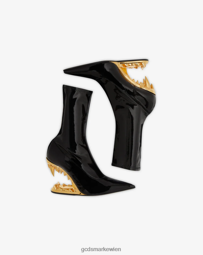 Morso Vinyl-Stiefeletten GCDS Frauen Schuhwerk Schwarz V0XTXR490