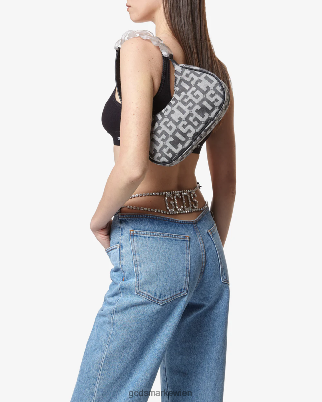 Hobo-Tasche mit Monogramm GCDS Frauen Zubehörteil Mehrfarbig V0XTXR533