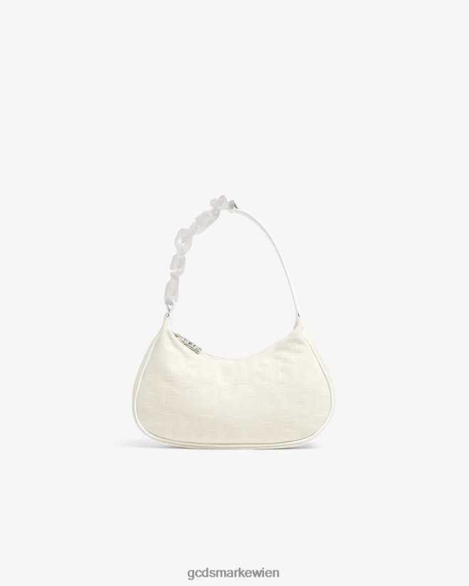Hobo-Tasche mit Monogramm GCDS Frauen Zubehörteil cremefarben V0XTXR534