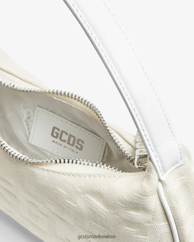 Hobo-Tasche mit Monogramm GCDS Frauen Zubehörteil cremefarben V0XTXR534