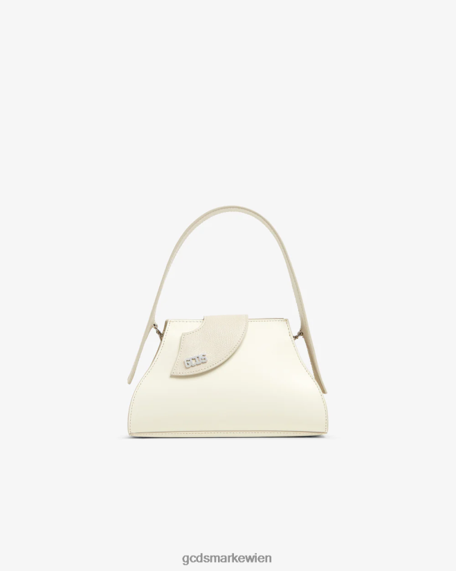 Komma kleine Handtasche GCDS Frauen Zubehörteil cremefarben V0XTXR521