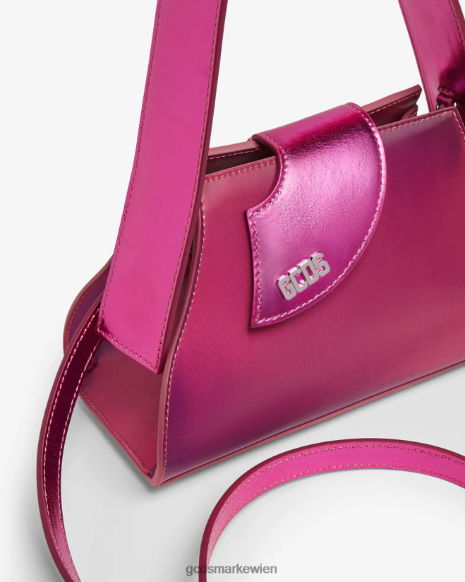 Komma transparente kleine Tasche GCDS Frauen Zubehörteil Fuchsie V0XTXR527