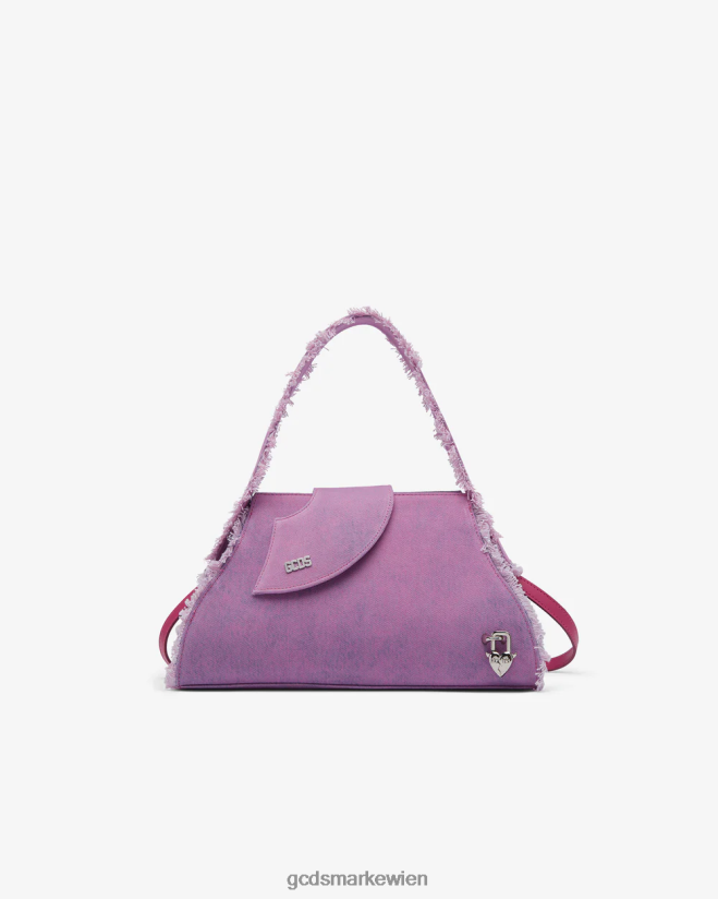 Mittlere Denim-Tasche von Comma GCDS Frauen Zubehörteil Rosa V0XTXR518