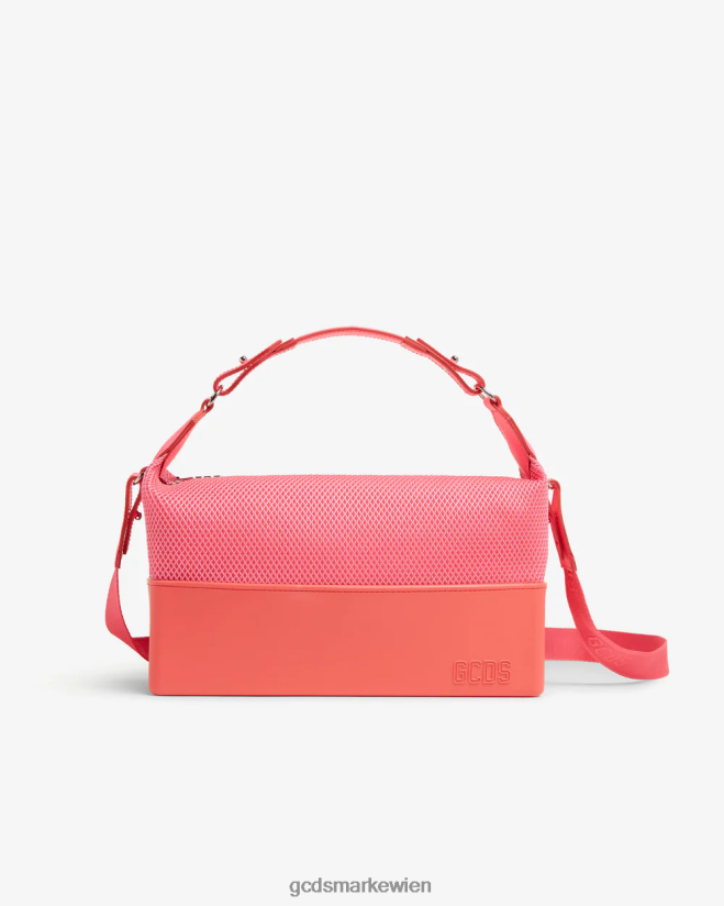 Mittlere Matilda-Mesh-Tasche GCDS Frauen Zubehörteil Rosa Fluo V0XTXR537