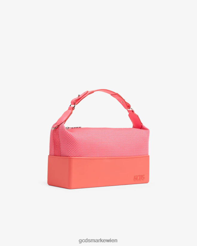 Mittlere Matilda-Mesh-Tasche GCDS Frauen Zubehörteil Rosa Fluo V0XTXR537