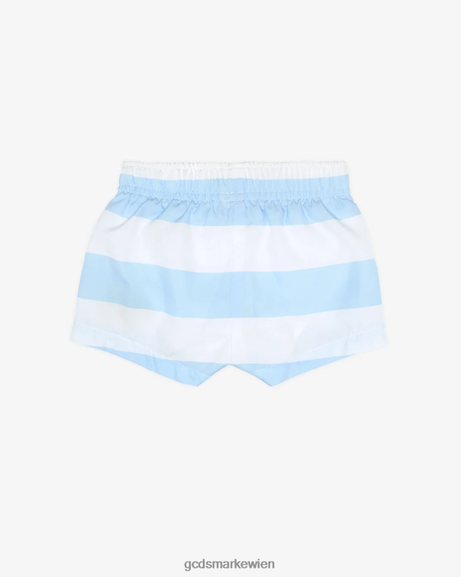 Baby-Badeshorts mit Streifen GCDS Kinder Kleidung hellblau V0XTXR644