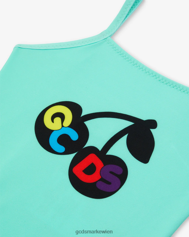 Baby-Kirsch-Badeanzug GCDS Kinder Kleidung eisgrün V0XTXR646