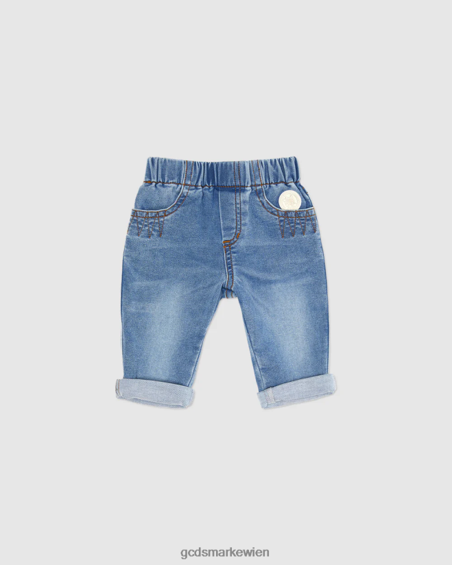 Baby-Jeanshose GCDS Kinder Kleidung hellblau V0XTXR622