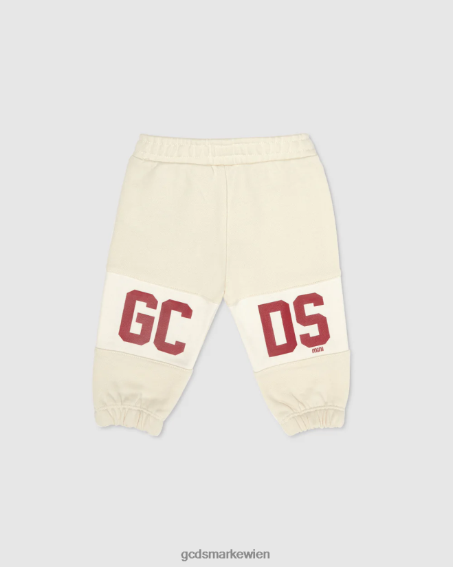 Baby-Jogginghose mit Logoband GCDS Kinder Kleidung Schaumgrau V0XTXR624