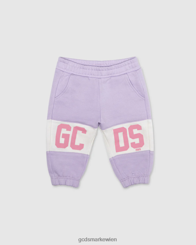 Baby-Jogginghose mit Logoband GCDS Kinder Kleidung lila V0XTXR623