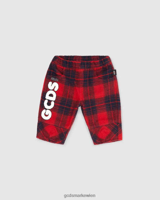 Baby-Tartan-Hose GCDS Kinder Kleidung Mehrfarbig V0XTXR627