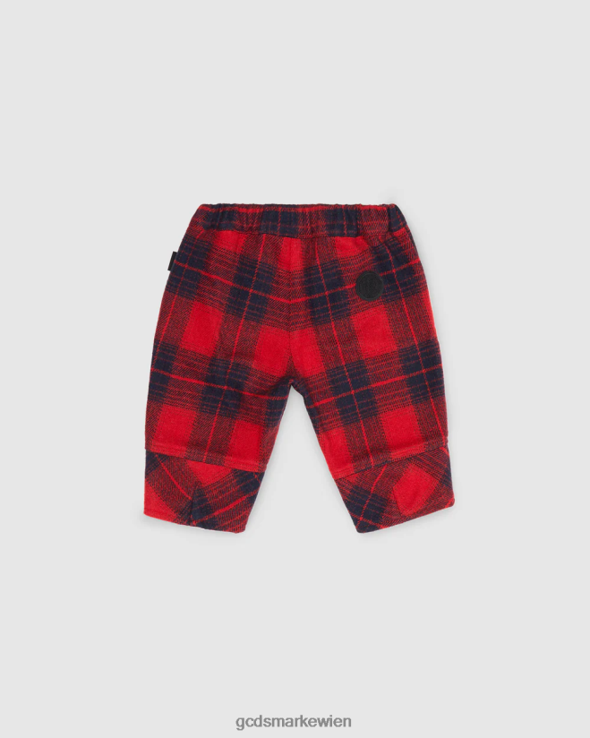 Baby-Tartan-Hose GCDS Kinder Kleidung Mehrfarbig V0XTXR627