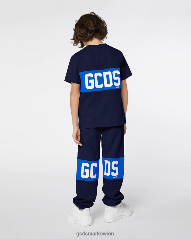 Jogginghose mit Logoband für Kinder GCDS Kinder Kleidung Dunkelblau V0XTXR742