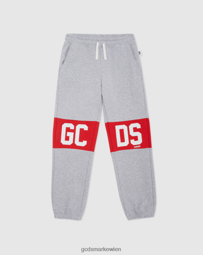 Jogginghose mit Logoband für Kinder GCDS Kinder Kleidung grau V0XTXR734