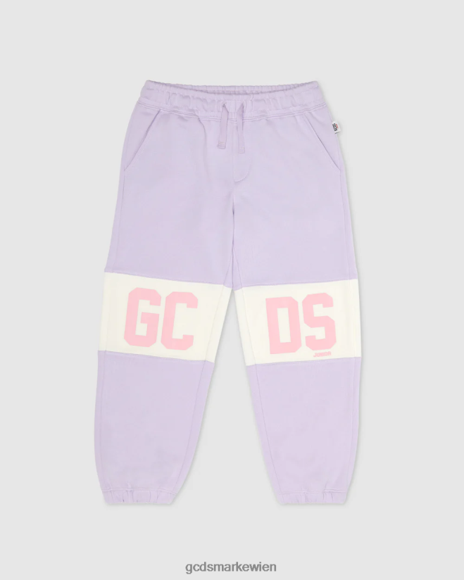 Jogginghose mit Logoband für Kinder GCDS Kinder Kleidung lila V0XTXR740