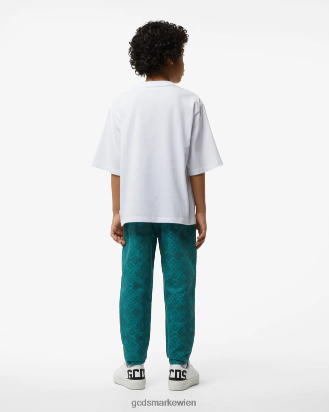 Junior-Denim-Jacquard-Hose GCDS Kinder Kleidung Mehrfarbig V0XTXR748