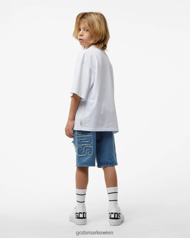 Junior-Jeans-Bermuda GCDS Kinder Kleidung Blau V0XTXR758