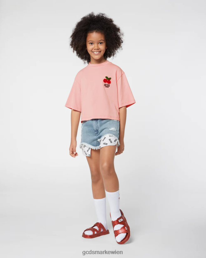 Junior-Jeansshorts GCDS Kinder Kleidung hellblau V0XTXR818