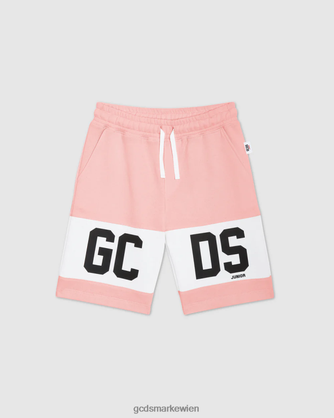 Junior-Shorts mit Logoband GCDS Kinder Kleidung Rosa V0XTXR744