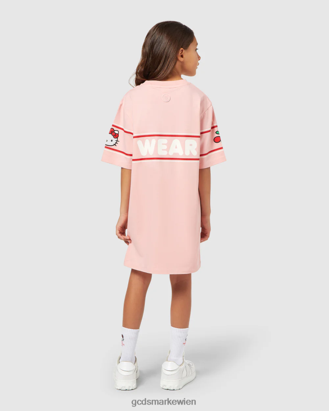 Hello-Kitty-Kleid für Junioren GCDS Kinder Kleidung Rosa V0XTXR813