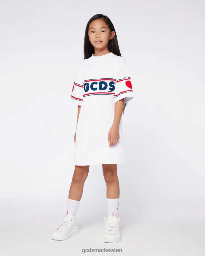 Junior-Logokleid GCDS Kinder Kleidung Weiß V0XTXR814