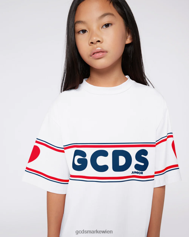 Junior-Logokleid GCDS Kinder Kleidung Weiß V0XTXR814