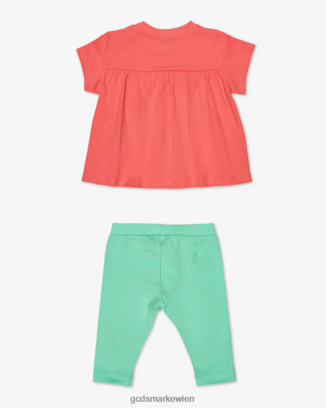 Baby-Kirsch-T-Shirt und Leggings-Set GCDS Kinder Kleidung Mehrfarbig V0XTXR609