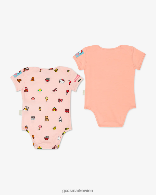 Hello Kitty zweiteiliges Baby-Body-Set GCDS Kinder Kleidung Rosa V0XTXR573